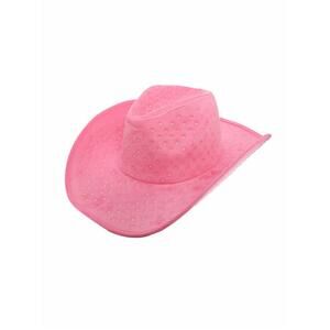 NEW SOPHIA COLLECTION women's fashion jeweled cowboy hat in pink rhinestone